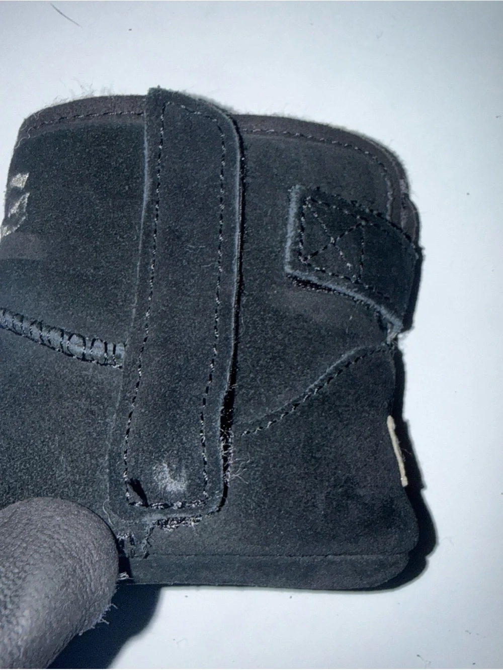 Ugg Jessie Crib Toddler Toasty Warm Sheepskin Winter Boots Black Size 02/03